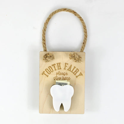 Tooth Fairy Door Hanger With Tooth Storage