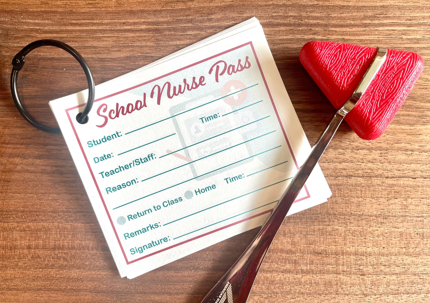 School Nurse Passes, Cute Hall Pass, Teaching Gifts, Teacher Appreciation, Gift for Teacher, Teacher Gift, Nurse Gift, Cute School Gift